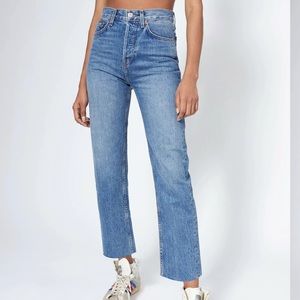 NWOT RE/DONE High Rise Stove Pipe